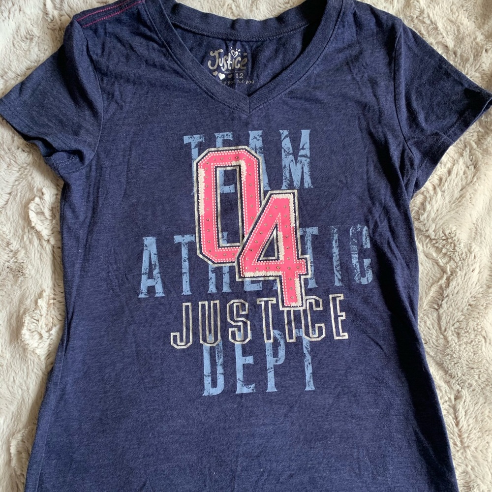 Justice V-Neck shirt